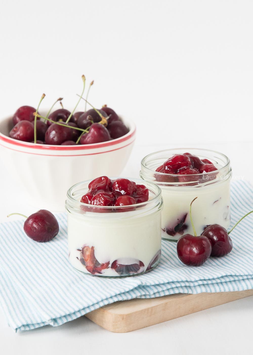 berry panna cotta