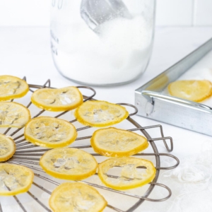 candied lemon slices