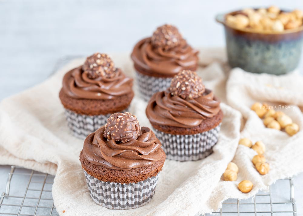 Ferrero rocher cupcakes-1