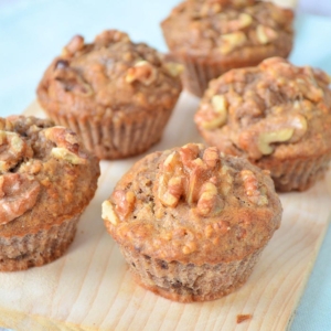 Oatmeal banana muffins