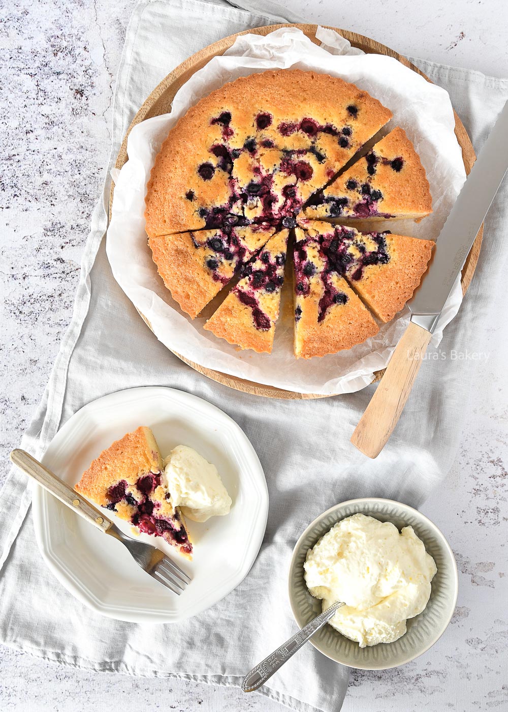 Frangipane with red fruits